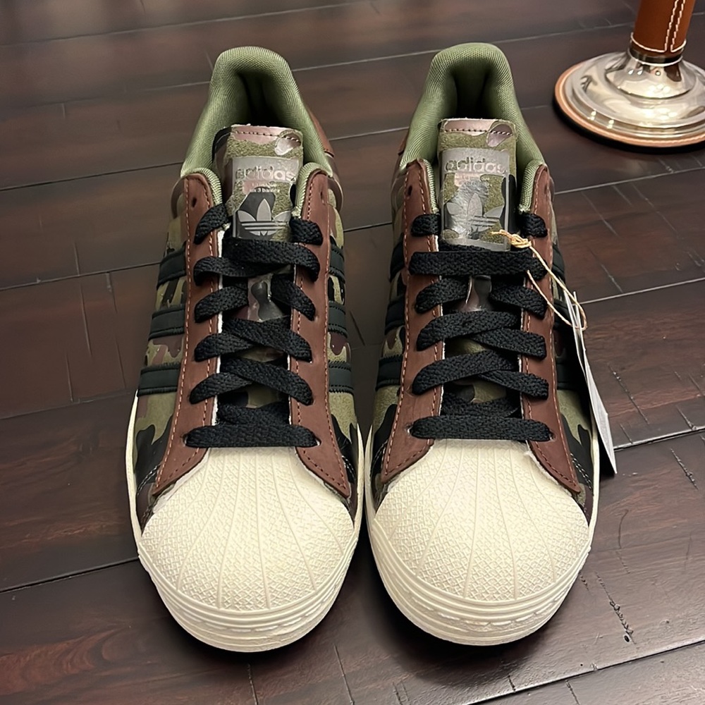 Adidas Superstar Shoes Sneakers HQ8866 new camo camouflage Mens Sizes - Picture 6 of 12